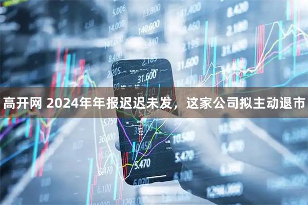 高开网 2024年年报迟迟未发,这家公司拟主动退市